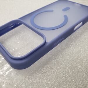 SUPFINE Translucent Matte Magnetic Case for Apple iPhone 17 Pro. Light Blue